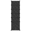 vidaXL Shoe Rack Black 94x37x125 cm PP