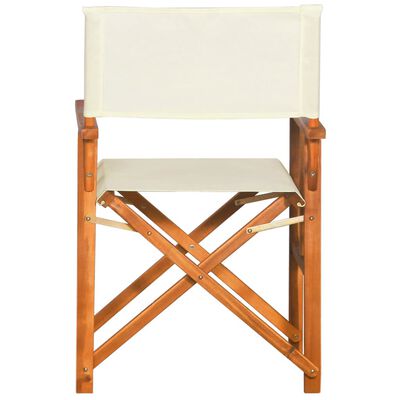 vidaXL Director's Chair Solid Acacia Wood