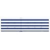 vidaXL Deck Chair Cushion Blue&White Stripe Oxford Fabric