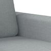 vidaXL Sofa Chair Light Grey 60 cm Fabric