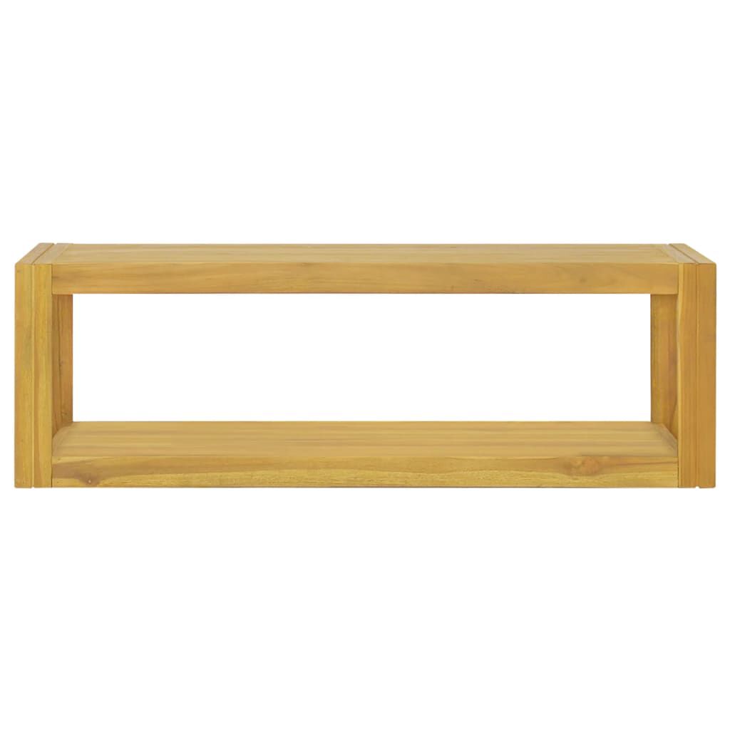 vidaXL Wall-mounted Bathroom Cabinet 110x45x35 cm Solid Wood Teak