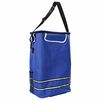 vidaXL Shopping Trolley Blue 36.5 x 46.5 x 100.5 cm Oxford fabric