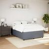 vidaXL Bed Frame without Mattress Dark Grey Queen Velvet