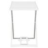 vidaXL Folding Clothes Dry Rack White Plastic