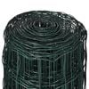 vidaXL Euro Fence Steel 10x0.8 m Green
