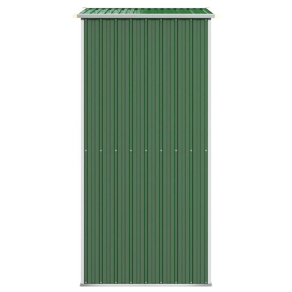 vidaXL Garden Shed Green 192x108x223 cm Galvanised Steel