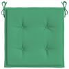 vidaXL Garden Chair Cushions 4 pcs Green 50x50x4 cm Oxford Fabric