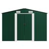 vidaXL Garden Shed 257x392x181 cm Metal Green