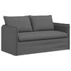 vidaXL Sofa 2 pcs Dark Grey 156 x 82 x 85 cm Fabric