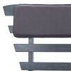 vidaXL Garden Bench with Cushions 2-in-1 190 cm Grey Solid Acacia Wood