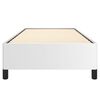 vidaXL Bed Frame without Mattress White 100x203 cm Twin XL Faux Leather