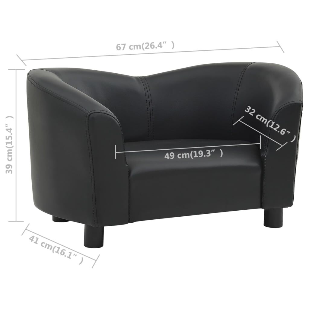 Leather deals dog chair