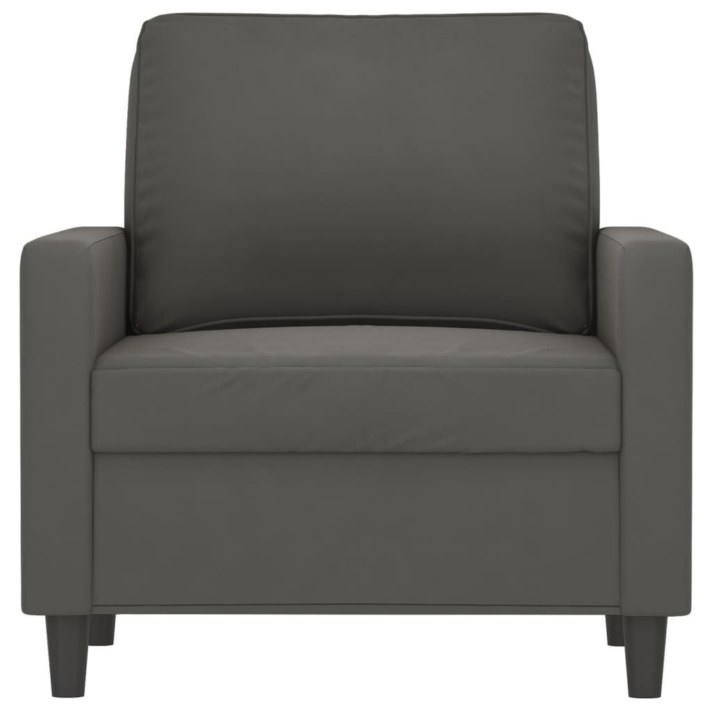 vidaXL 2-Seater Sofa Light Grey 120 cm Velvet