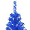 vidaXL Artificial Christmas Tree with Stand Blue 240 cm PVC