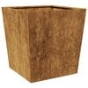 vidaXL Garden Planter 50x50x50 cm Weathering Steel