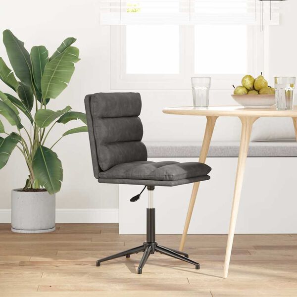 vidaXL Dining Chair Black Faux Leather