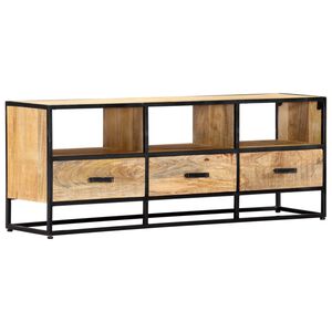 vidaXL TV Cabinet 120x30x45 cm Solid Mango Wood