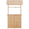 vidaXL 3 Piece Bar Set Bamboo