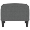 vidaXL Footstool Dark Grey 60x50x41 cm Fabric
