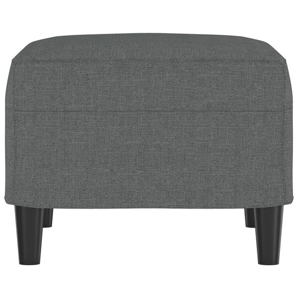 vidaXL Footstool Dark Grey 60x50x41 cm Fabric