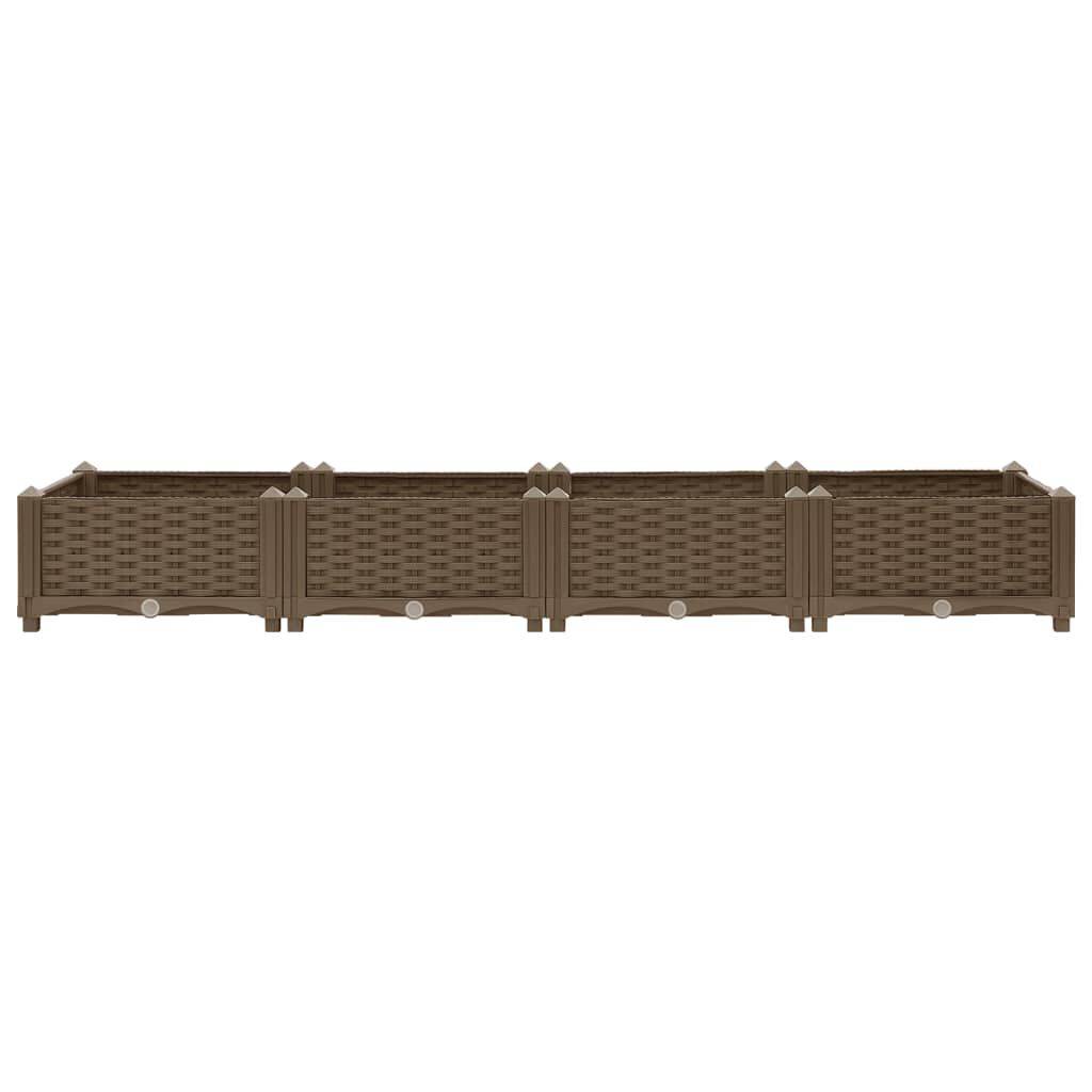 vidaXL Raised Bed 160x40x23 cm Polypropylene