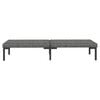 vidaXL 9 Piece Garden Lounge Set with Cushions Poly Rattan Dark Grey