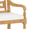 vidaXL Batavia Chairs 6 pcs with Cushions Solid Teak Wood