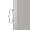 vidaXL Patio Retractable Side Awning 120x500 cm Grey
