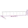 vidaXL Garden Raised Bed 280x40x40 cm Corten Steel