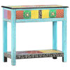 vidaXL Hand Painted Console Table 80x35x75 cm Solid Mango Wood