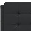 vidaXL Bed Frame without Mattress "Zadar" Black 137x190 cm Faux Leather