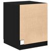 vidaXL Washing Machine Cabinet Black oak 70.5 x 71.5 x 91.5 cm