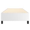 vidaXL Bed Frame without Mattress White Twin XL Faux Leather (US Only)