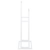 vidaXL Freestanding Towel Rack White 48x24x78.5 cm Iron