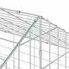 vidaXL Rabbit Cage Silver 100 x 78 x 78 cm Galvanised Steel