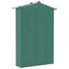 vidaXL Garden Shed Green 116x45x175 cm Galvanised Steel