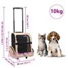 vidaXL Foldable Multipurpose Pet Trolley Beige