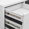 vidaXL Office Cabinet Light Grey 90x40x102 cm Steel