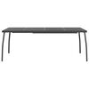vidaXL Garden Table Anthracite 200x100x72 cm Steel Mesh
