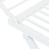 vidaXL Folding Clothes Dry Rack White Plastic
