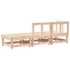 vidaXL 3 Piece Garden Lounge Set Solid Wood Pine