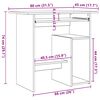 vidaXL Desk White 80x45x74 cm Engineered Wood