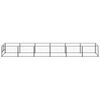 vidaXL Dog Kennel Black 6 m&sup2; Steel