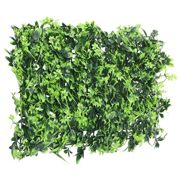 &nbsp;vidaXL Artificial Leaf Fence&nbsp;24 pcs Green 40x60 cm