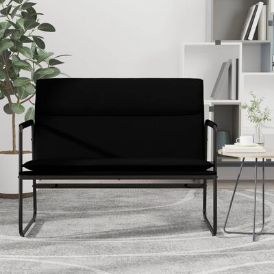 vidaXL Bench Black 100x64x80 cm Faux Leather