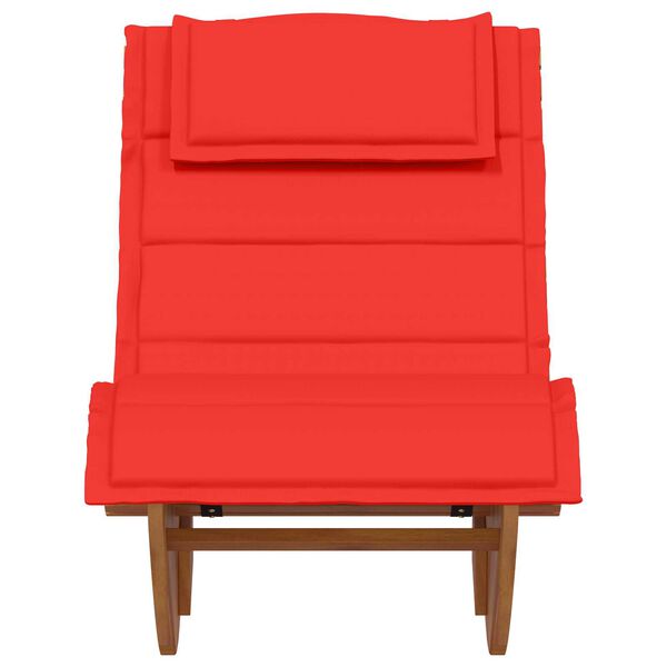 vidaXL Sun Lounger 2 pcs Brown 60 x 154 x 74cm Solid Acacia wood