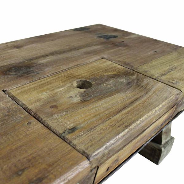 vidaXL Coffee Table Mixed Recycled Wood 90x50x35 cm