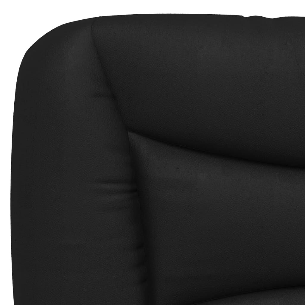 vidaXL Headboard Cushion Black 152 cm Queen Faux Leather