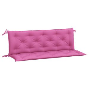 vidaXL Garden Bench Cushions 2pcs Pink 150x50x7cm Fabric
