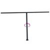 vidaXL Awning Post Set Anthracite 450x245 cm Iron